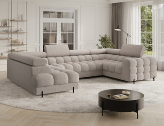 Ethan U Shaped Sofa bed with Storage RY18