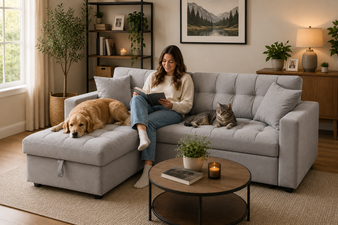 Wilmslow Corner Sofa Bed With Storage M84