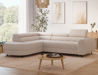 Vange Corner Sofa Bed with Storage TN18