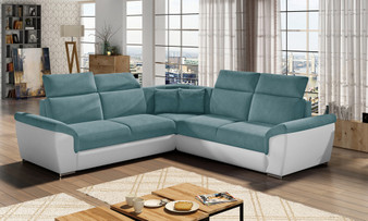 ComfortLuxe Corner Sofa Bed with Storage K13/S17