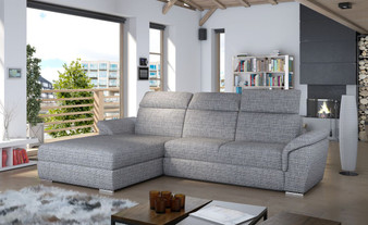 CushionComfort Corner Sofa Bed with Storage B01