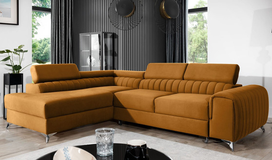 Leicester corner sofa bed with storage M48