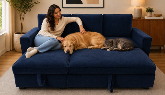 Kingston Corner Sofa Bed With Storage M77