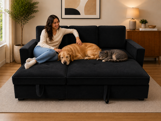 Kingston Corner Sofa Bed With Storage M99