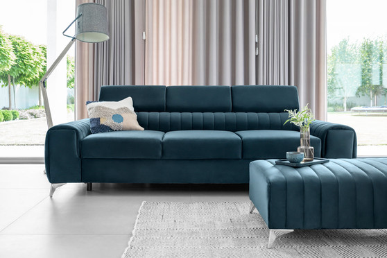 Leicester Sofa Bed & Pouf Set N40