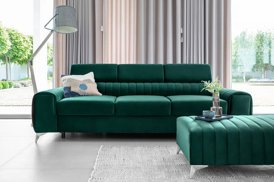 Leicester Sofa Bed & Pouf Set N35