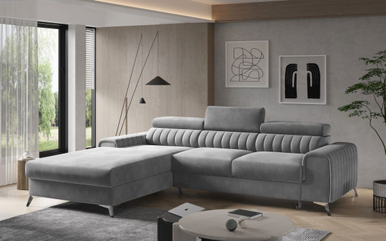 Melton Corner Sofa Bed with Storage SL04