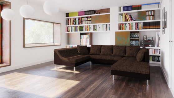 Ex Display Catalina U Shaped Sofa bed with Storage LW04/DO18 (Right Corner Only)