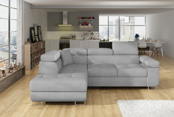 Glasgow Mini Corner Sofa Bed with Storage P05