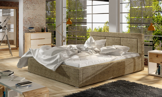 Breezy Upholstered Bed with Storage B03