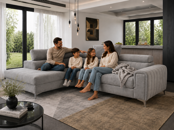 Leicester Corner Sofa Bed with Storage M84
