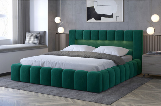 Leigh Upholstered Bed M37