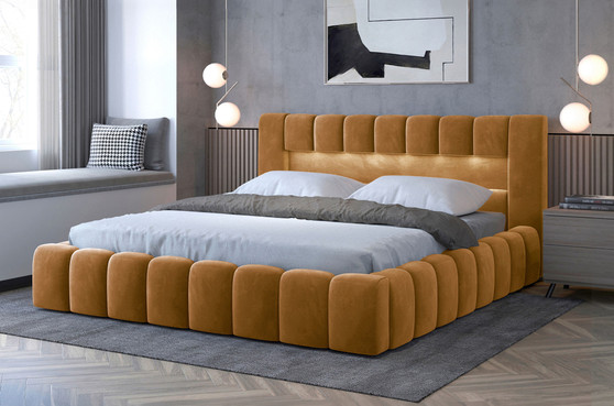 Leigh Upholstered Bed M48