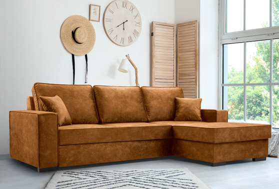 Loughton Corner Sofa Bed with Storage PM9