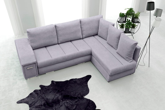 Alba Corner Sofa Bed with Storage AN16
