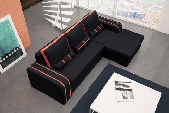 Viola Corner Sofa Bed with Storage i100/HC51