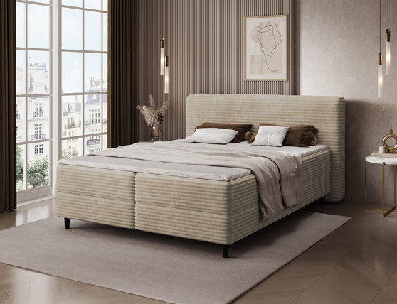 Elegant Spring Box Bed with Storage ML18