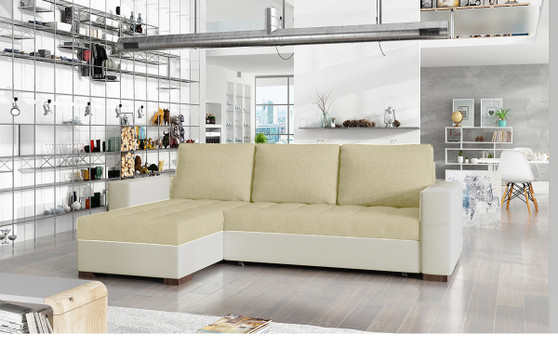 CushionDreams  Corner Sofa Bed with Storage M04/S33