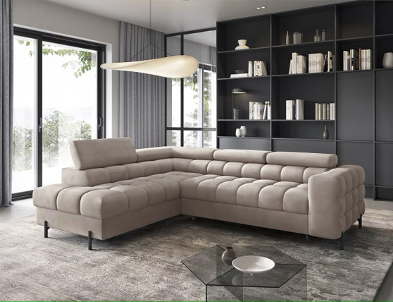 Ethan Corner Sofa Bed with Storage PO2 (Left Corner Only)