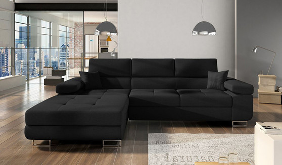 Ex Display Amy Corner Sofa Bed with Storage (Left Corner Only)