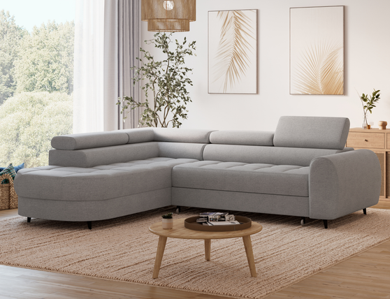 Vange Corner Sofa Bed with Storage N03