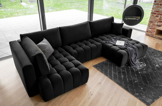 U Shaped CloudComfort Sofa Bed with Storage M99