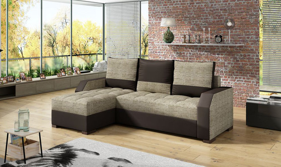 DreamRest Corner Sofa Bed With Storage B03/S66