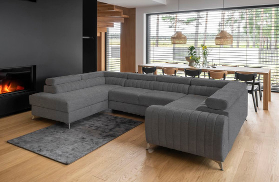 Leicester U Shaped Sofa bed with Storage I96