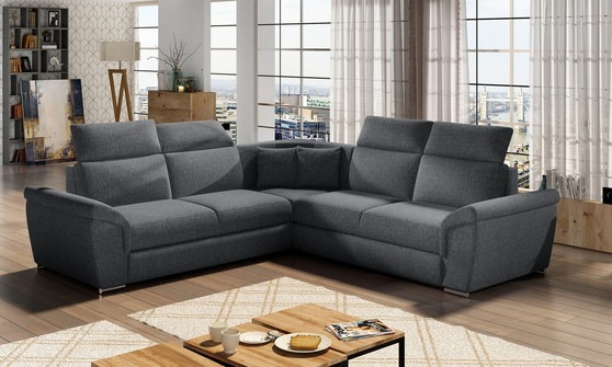 ComfortLuxe Corner Sofa Bed with Storage i96