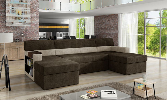 FlexiScape U Shaped Sofa Bed with Storage D28/D22