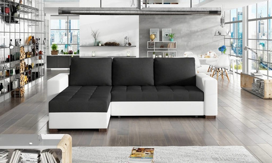 CushionDreams  Corner Sofa Bed with Storage S14/S17