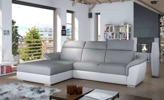 CushionComfort Corner Sofa Bed with Storage S21/S17