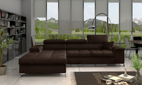 CozyCloud Corner Sofa Bed with Storage K06-M29