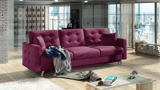 SereneLounge 3 + 1 Seater Sofa Set Mv68