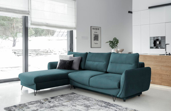 DreamLux Corner Sofa Bed with Storage K25-M76