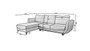 DreamLux Corner Sofa Bed with Storage N33