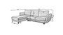 DreamLux Corner Sofa Bed with Storage M04