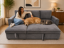 Kingston Corner Sofa Bed With Storage M84