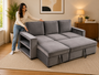 Kingston Corner Sofa Bed With Storage M84