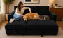 Kingston Corner Sofa Bed With Storage M99