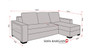 Kingston Corner Sofa Bed With Storage M99