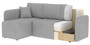 CloudEase Corner Sofa Bed with Storage SL18