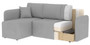 CloudEase Corner Sofa Bed with Storage L22