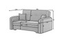 Cheshire Convertible Sofa with Storage PC03
