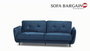 Durham Convertible Sofa & Pouf with Storage L45