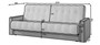 Teignmouth Convertible Couch with Storage S05/S11