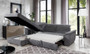 CushionComfort Corner Sofa Bed with Storage S17