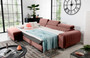 Melton Corner Sofa Bed with Storage N24