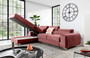 Melton Corner Sofa Bed with Storage VM24
