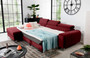 Melton Corner Sofa Bed with Storage VM25